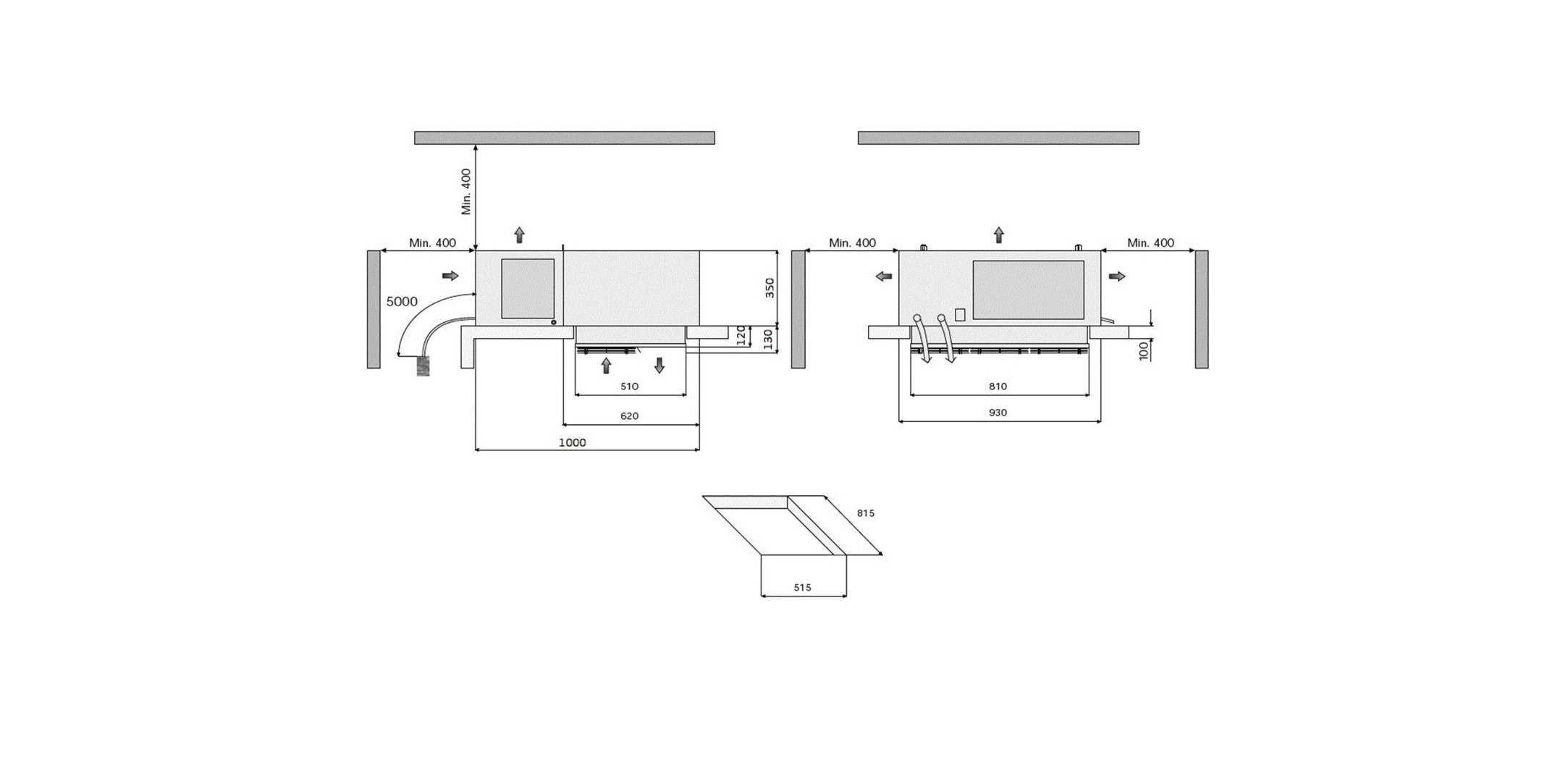 SFL009 P001 Rivacold Ceiling Mounted Freezer 1ph- Nom: lll5 W - Image 2